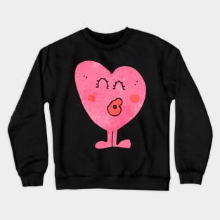 kissing letter Crewneck Sweatshirt